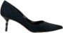 Gucci Vintage Pre-owned Leather heels Black Dames - Thumbnail 1