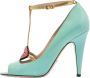 Gucci Vintage Pre-owned Leather heels Blue Dames - Thumbnail 1