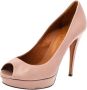 Gucci Vintage Pre-owned Leather heels Pink Dames - Thumbnail 1