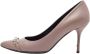 Gucci Vintage Pre-owned Leather heels Purple Dames - Thumbnail 1