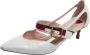 Gucci Vintage Pre-owned Leather heels White Dames - Thumbnail 1
