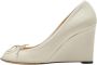 Gucci Vintage Pre-owned Leather heels White Dames - Thumbnail 1