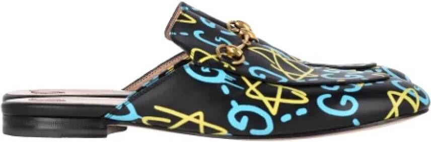 Gucci Vintage Pre-owned Leather mules Multicolor Dames