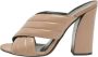 Gucci Vintage Pre-owned Leather sandals Beige Dames - Thumbnail 1