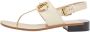 Gucci Vintage Pre-owned Leather sandals Beige Dames - Thumbnail 1