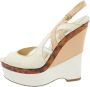Gucci Vintage Pre-owned Leather sandals Beige Dames - Thumbnail 1