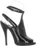 Gucci Vintage Pre-owned Leather sandals Black Dames - Thumbnail 1