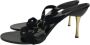 Gucci Vintage Pre-owned Leather sandals Black Dames - Thumbnail 1