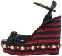 Gucci Vintage Pre-owned Leather sandals Blue Dames - Thumbnail 1