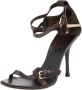 Gucci Vintage Pre-owned Leather sandals Brown Dames - Thumbnail 1