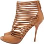 Gucci Vintage Pre-owned Leather sandals Brown Dames - Thumbnail 1