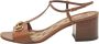 Gucci Vintage Pre-owned Leather sandals Brown Dames - Thumbnail 1