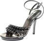 Gucci Vintage Pre-owned Leather sandals Gray Dames - Thumbnail 1