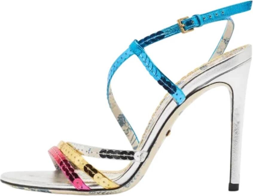 Gucci Vintage Pre-owned Leather sandals Multicolor Dames