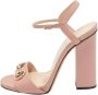 Gucci Vintage Pre-owned Leather sandals Pink Dames - Thumbnail 1
