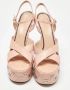 Gucci Vintage Pre-owned Leather sandals Pink Dames - Thumbnail 1