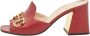 Gucci Vintage Pre-owned Leather sandals Red Dames - Thumbnail 1
