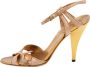 Gucci Vintage Pre-owned Leather sandals Yellow Dames - Thumbnail 1