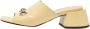 Gucci Vintage Pre-owned Leather sandals Yellow Dames - Thumbnail 1