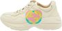 Gucci Vintage Pre-owned Leather sneakers Beige Dames - Thumbnail 1