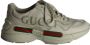 Gucci Vintage Pre-owned Leather sneakers Beige Dames - Thumbnail 1