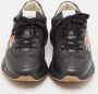 Gucci Vintage Pre-owned Leather sneakers Black Heren - Thumbnail 1