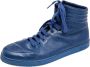 Gucci Vintage Pre-owned Leather sneakers Blue Dames - Thumbnail 1