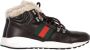 Gucci Vintage Pre-owned Leather sneakers Brown Heren - Thumbnail 1
