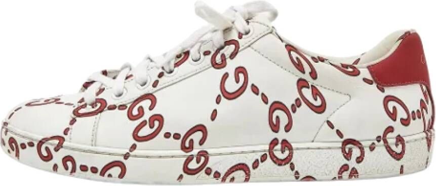 Gucci Vintage Pre-owned Leather sneakers Multicolor Dames