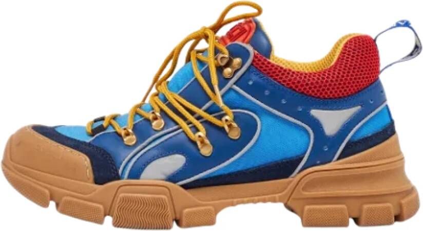 Gucci Vintage Pre-owned Leather sneakers Multicolor Heren