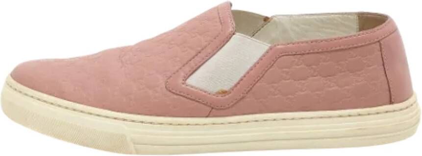 Roze Gucci sneakers online kopen Vergelijk op Schoenen