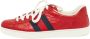 Gucci Vintage Pre-owned Leather sneakers Red Dames - Thumbnail 1