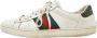 Gucci Vintage Pre-owned Leather sneakers White Dames - Thumbnail 1