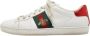 Gucci Vintage Pre-owned Leather sneakers White Dames - Thumbnail 1