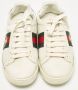 Gucci Vintage Pre-owned Leather sneakers White Dames - Thumbnail 1