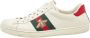 Gucci Vintage Pre-owned Leather sneakers White Heren - Thumbnail 1