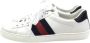 Gucci Vintage Pre-owned Leather sneakers White Heren - Thumbnail 1
