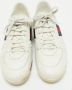 Gucci Vintage Pre-owned Leather sneakers White Heren - Thumbnail 1