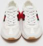 Gucci Vintage Pre-owned Leather sneakers White Heren - Thumbnail 1