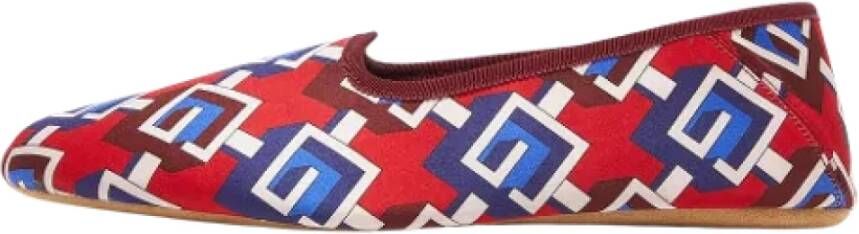 Gucci Vintage Pre-owned Satin flats Multicolor Heren