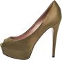 Gucci Vintage Pre-owned Satin heels Green Dames - Thumbnail 1