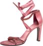 Gucci Vintage Pre-owned Satin sandals Pink Dames - Thumbnail 1