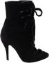 Gucci Vintage Pre-owned Suede boots Black Dames - Thumbnail 1