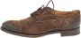 Gucci Vintage Pre-owned Suede flats Brown Dames - Thumbnail 1