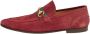 Gucci Vintage Pre-owned Suede flats Red Dames - Thumbnail 1