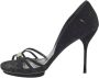 Gucci Vintage Pre-owned Suede heels Black Dames - Thumbnail 1