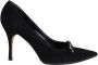 Gucci Vintage Pre-owned Suede heels Black Dames - Thumbnail 1