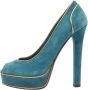 Gucci Vintage Pre-owned Suede heels Green Dames - Thumbnail 1