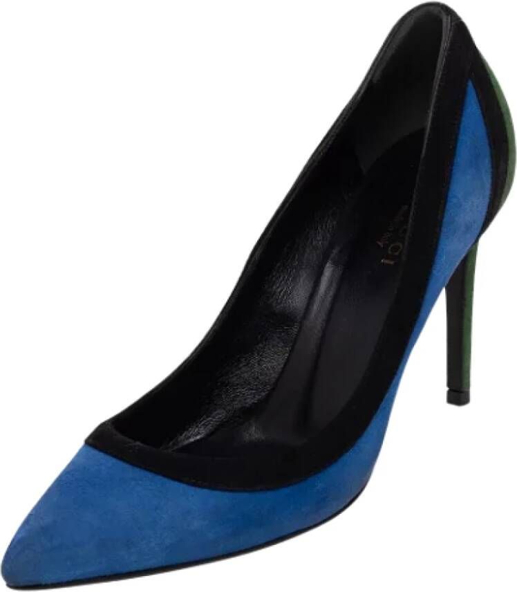 Gucci Vintage Pre-owned Suede heels Multicolor Dames