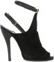 Gucci Vintage Pre-owned Suede sandals Black Dames - Thumbnail 1